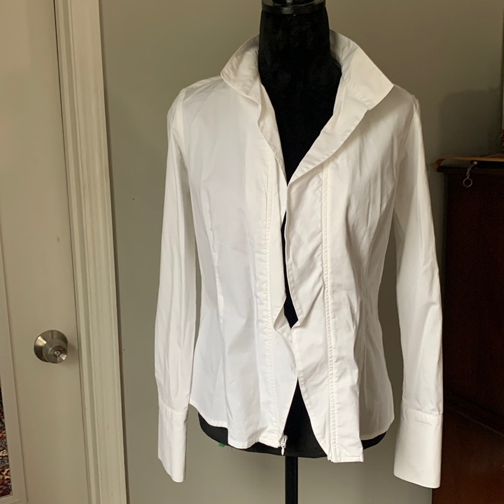 Finley white dressy shirt